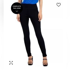 Women’s INC International Concepts stretchy black leggings, size 4